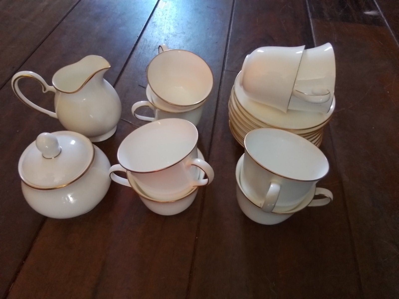 bone china kop en schotels, Ophalen of Verzenden