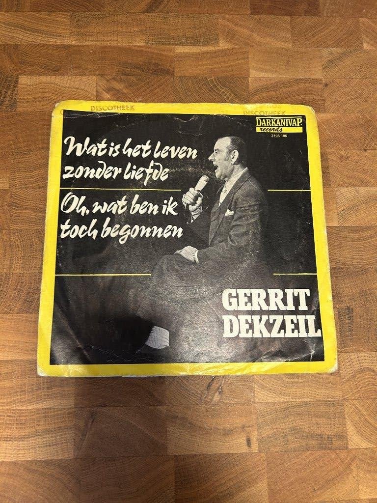 Gerrit Dekzeil wat is het leven zonder liefde single, Cd's en Dvd's, Vinyl Singles, Ophalen of Verzenden, Gebruikt, Nederlandstalig