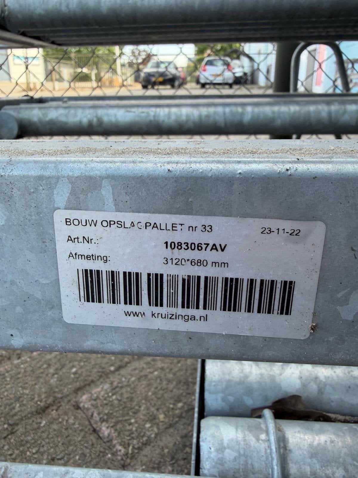 Bouw Opslag Pallet - Kruizinga nr 33 (3120x680 mm), Doe-het-zelf en Verbouw, Kratten en Dozen, Ophalen, 100 cm of meer, 60 cm of meer