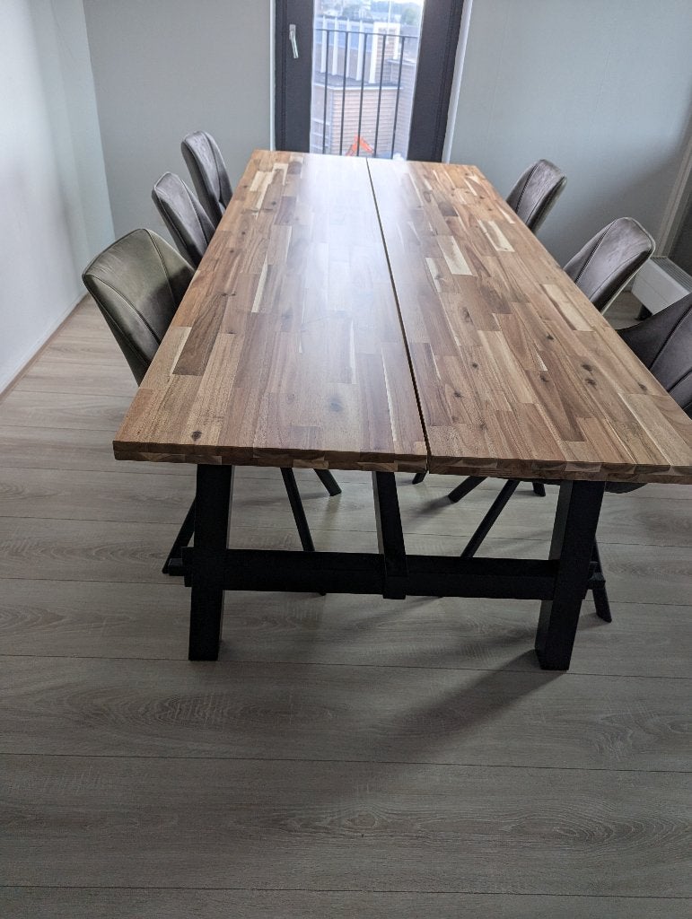 Eettafel, Huis en Inrichting, Ophalen, 200 cm of meer, 50 tot 100 cm, Zo goed als nieuw