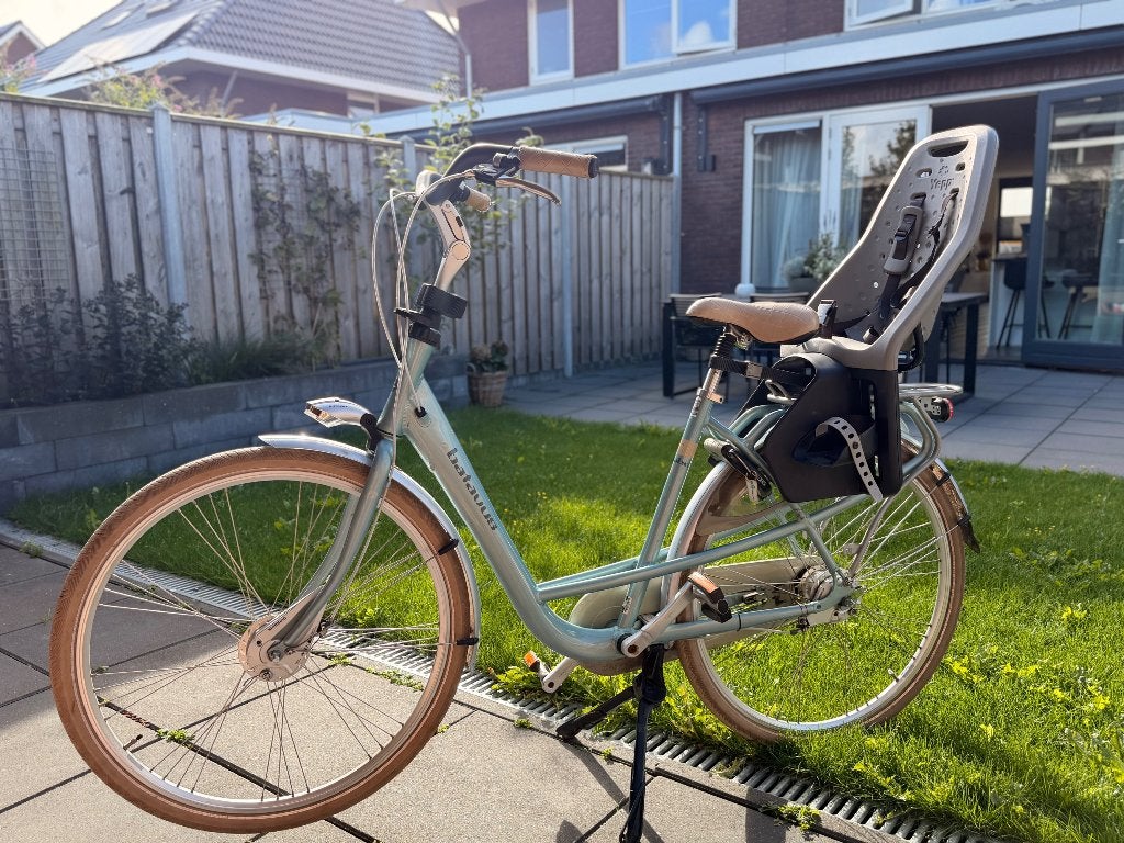 Mambo Moederfiets 53inch inclusief Yepp achterzitje, Fietsen en Brommers, Fietsen | Dames | Moederfietsen, Ophalen, Gebruikt, Batavus