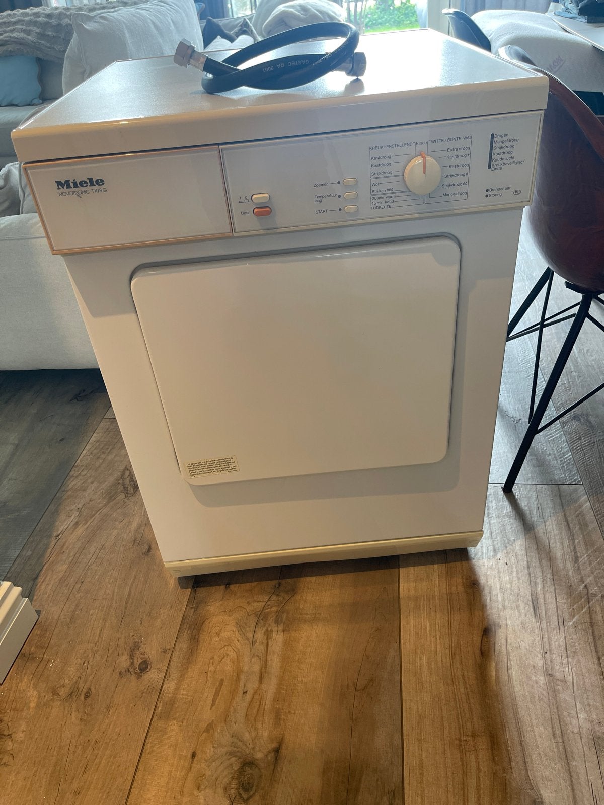 Miele Novotronic T478G Wasdroger - Gebruikt, Gebruikt, Luchtafvoer, 4 tot 6 kg, Ophalen of Verzenden