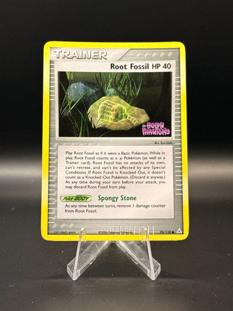 Root Fossil HP 40 Stamp	93/110	Engels	NM | Pokemon, Ophalen of Verzenden, Nieuw, Losse kaart, Foil
