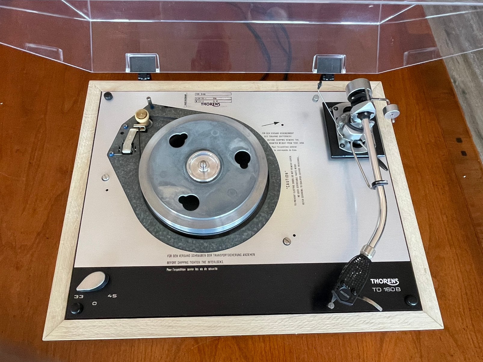 Foto 7 van Thorens td 160b sme arm nw plint garantie