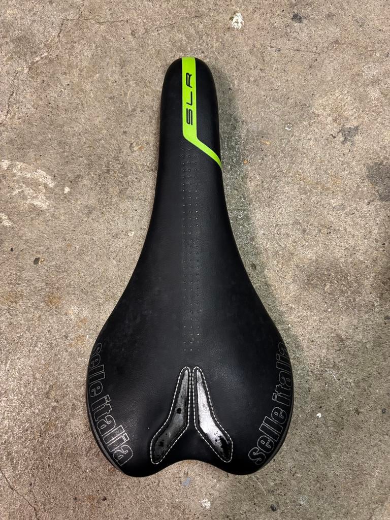 Zadel Selle Italia SLR, Gebruikt, Titanium, Racefiets, Ophalen of Verzenden