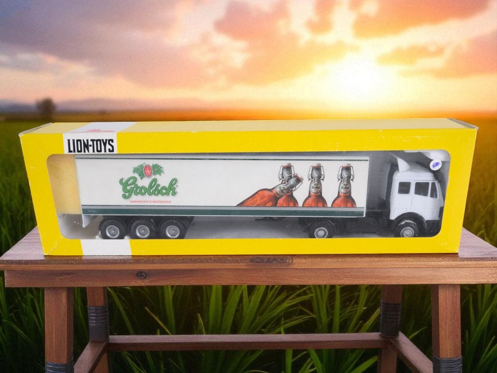 Grolsch Lion-Toys vrachtauto 2, Verzamelen, Biermerken, Ophalen of Verzenden, Gebruikt, Overige typen, Grolsch
