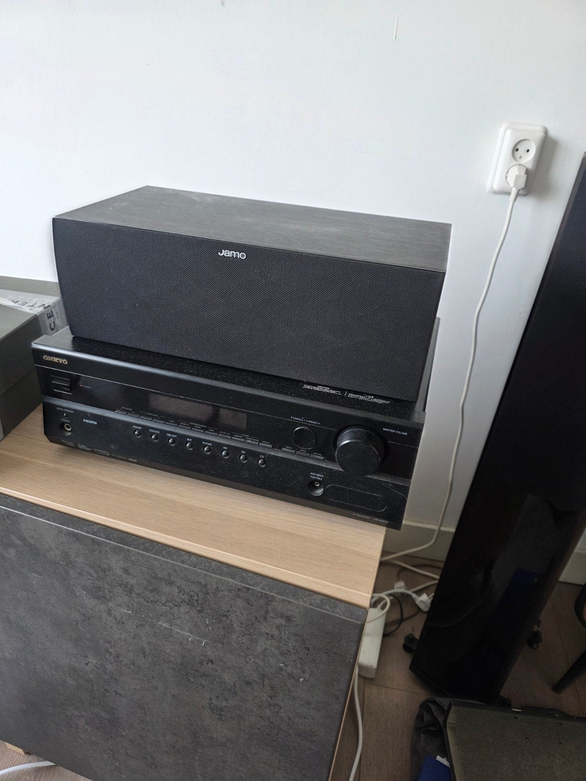 Jamo speakerset met Onkyo receiver - Krachtig geluid, Audio, Tv en Foto, Luidsprekers, Gebruikt, Speakerset, Ophalen of Verzenden