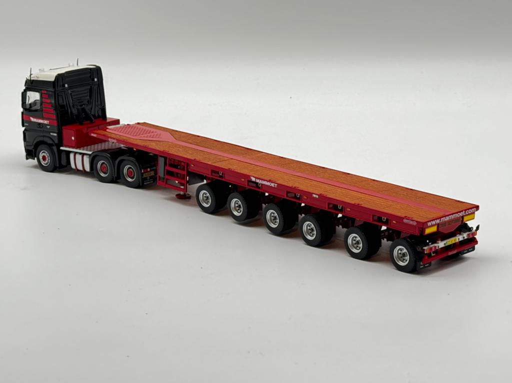 WSI IMC Mercedes AROCS + Nooteboom ballasttrailer MAMMOET, Hobby en Vrije tijd, Modelauto's | 1:50, Overige merken, ., Nieuw, Ophalen of Verzenden
