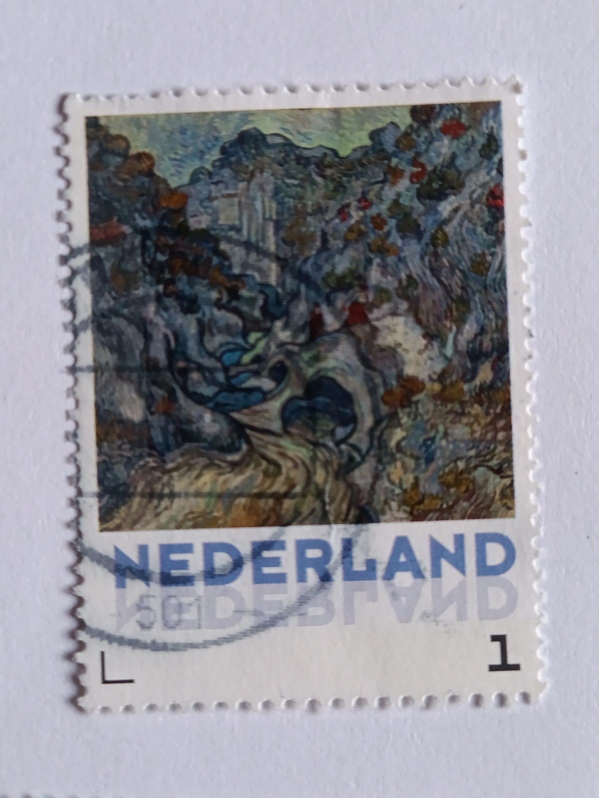 Nederlandse postzegel Van Gogh, Postzegels en Munten, Ophalen of Verzenden, Na 1940, Gestempeld