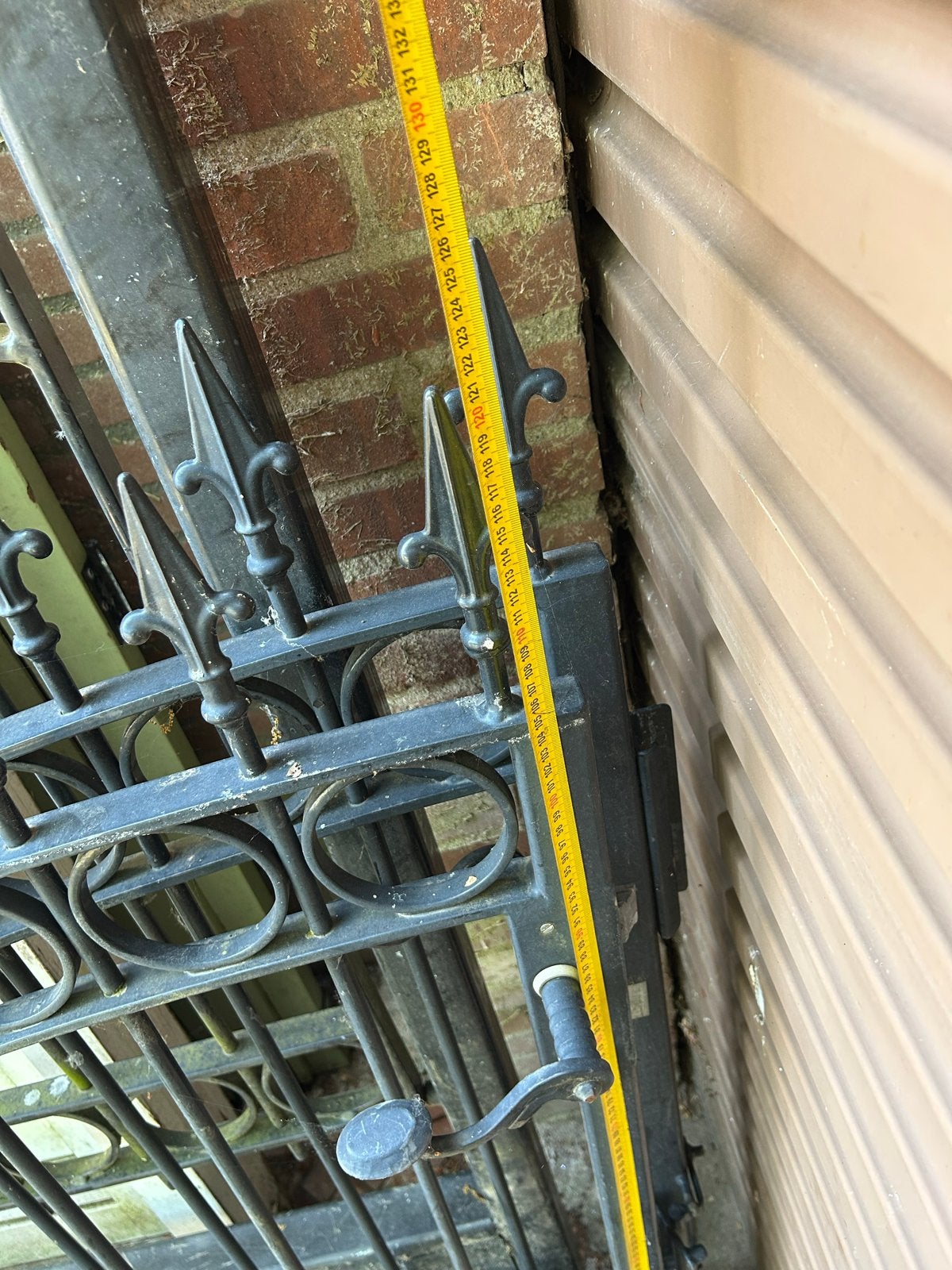Set: Dubbele Tuinpoort Oprit & Poortje Voortuin (Sierhekwerk, Ophalen, Met poort, Gebruikt, Sierhekwerk