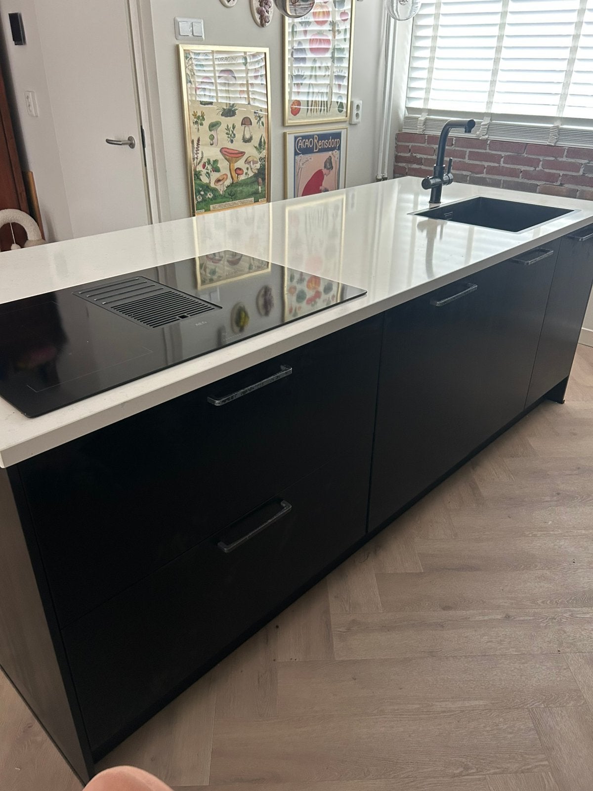 Complete keuken te koop  & groot keukeneiland, Ophalen, Zo goed als nieuw