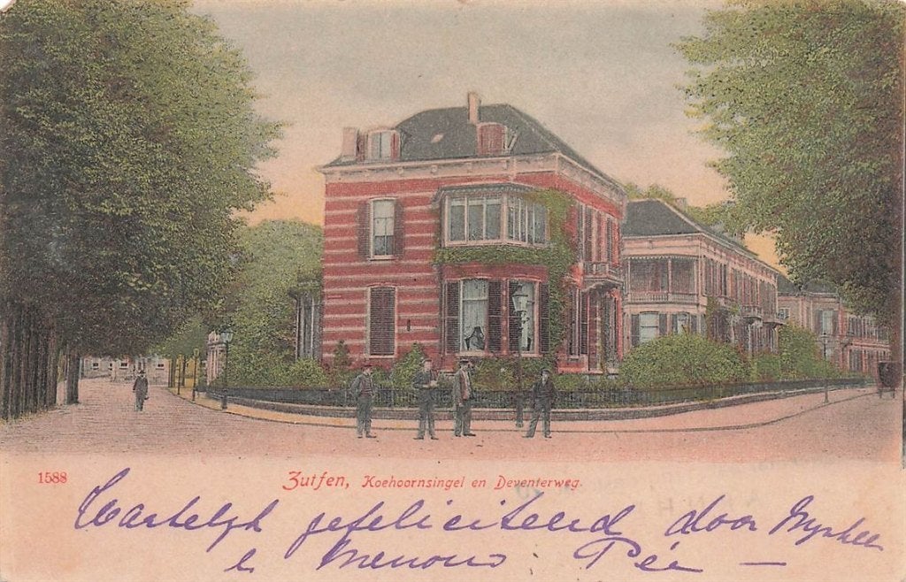 703-495-029 Zutphen Koehoornsingel en Deventerweg, Verzenden, Voor 1920, Gelderland
