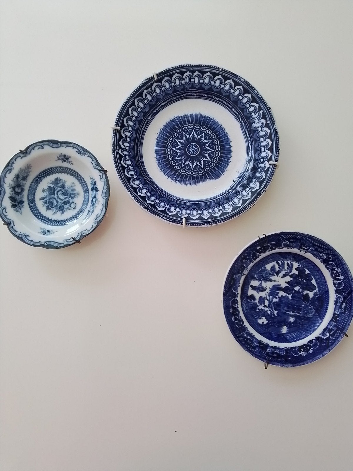 Set van 3 Delfts Blauwe Wandborden, Ophalen of Verzenden