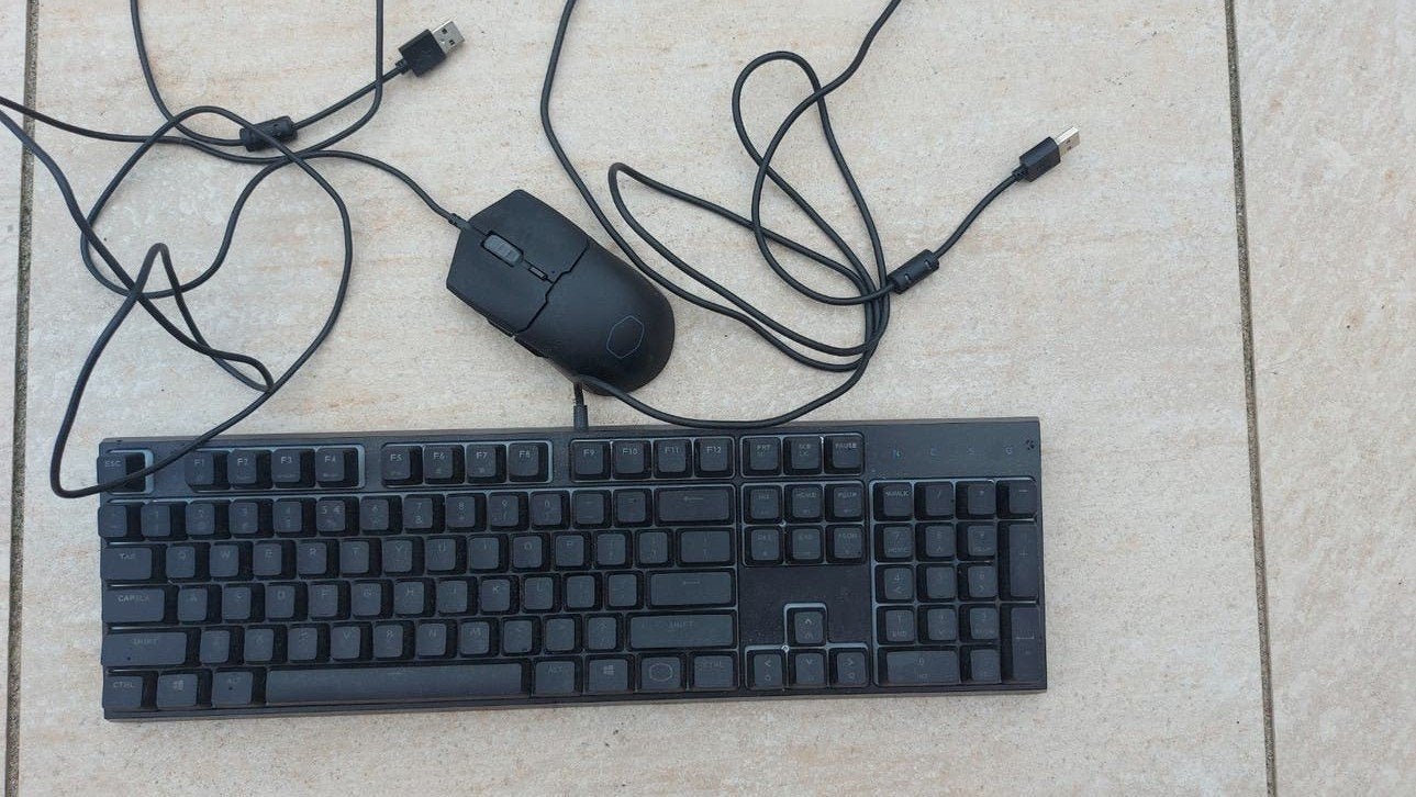 Cooler Master MS110 Toetsenbord en Muis Set., Gebruikt, Cooler Master, Toetsenbord en muis-set, Ophalen of Verzenden
