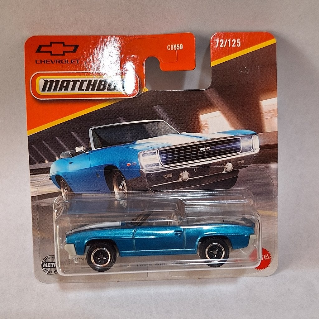 Chevrolet Camaro SS 1969, Matchbox, Ophalen of Verzenden, Nieuw, Auto