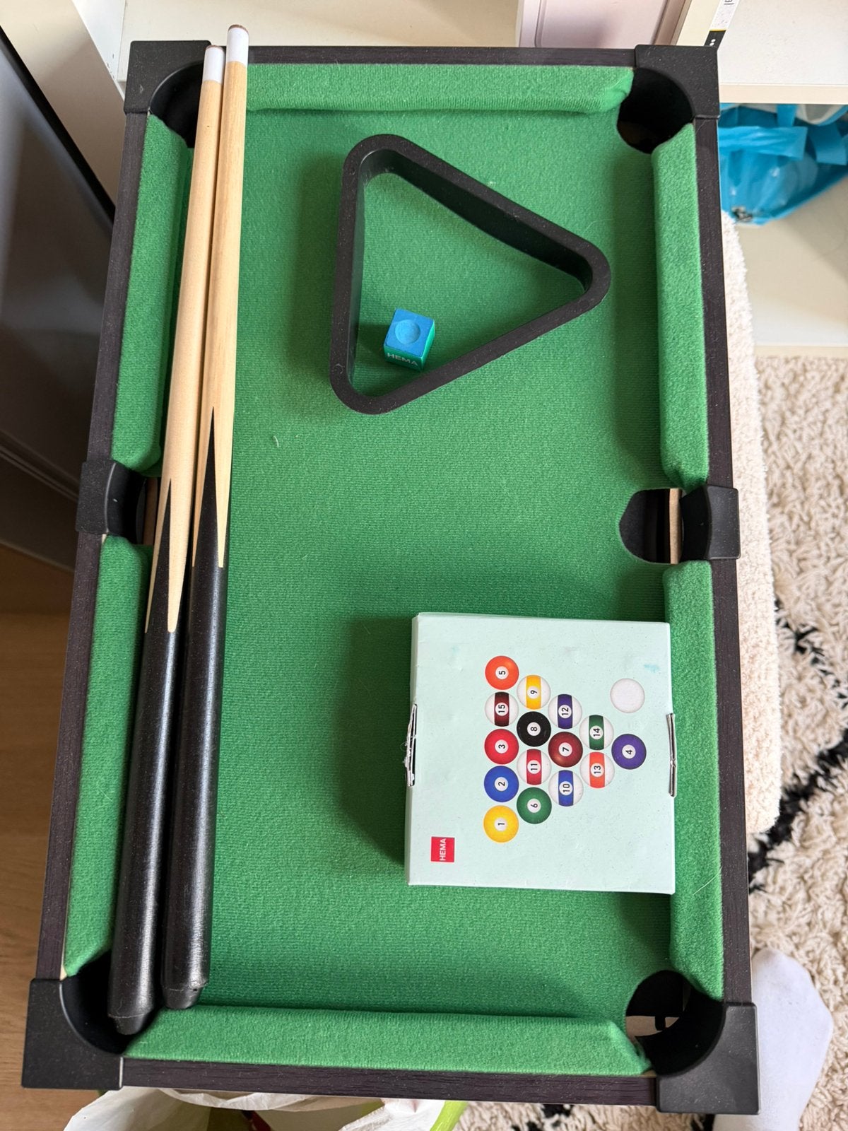 Mini pooltafel, Ophalen, Nieuw, Pooltafel