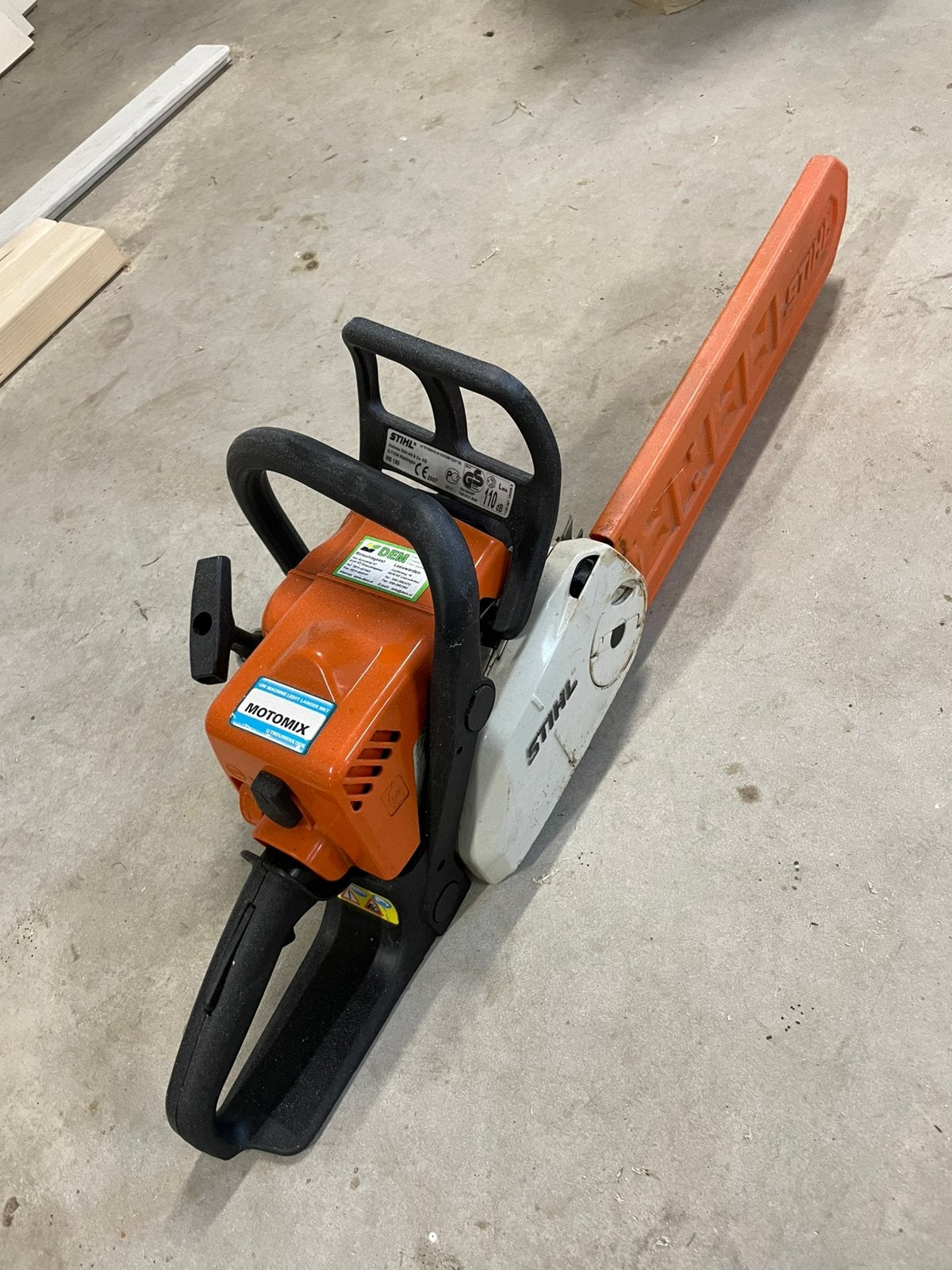 Stihl kettingzaag (defect) MS180, Tuin en Terras, Ophalen, Gebruikt