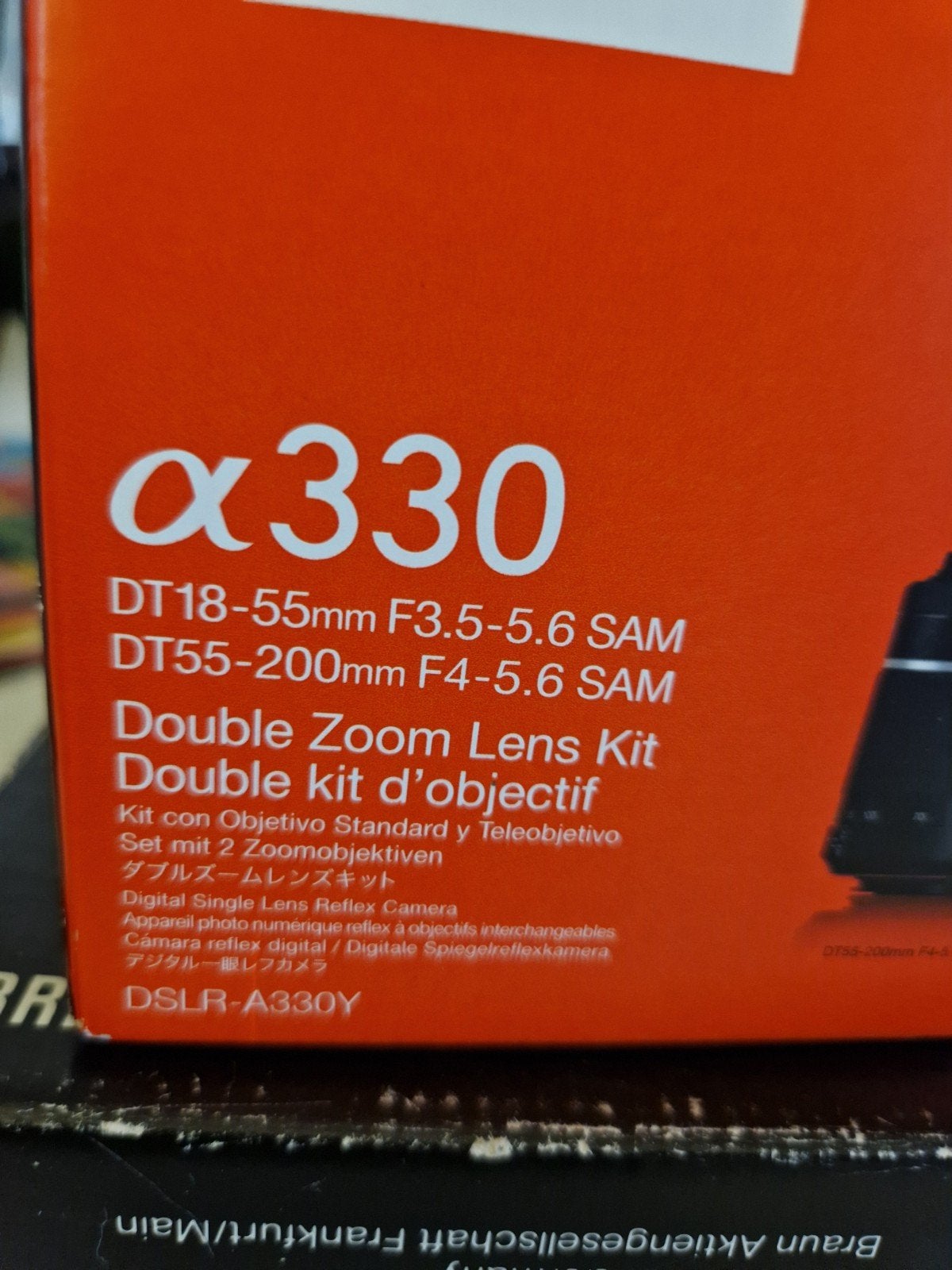 Minolta X-300 camera met Sony Alpha 330 kit en accessoires, Sony, Camera, Ophalen, Gebruikt