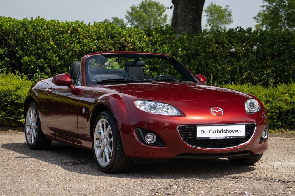 Mazda MX-5 Roadster Coupé NC 2.0l Copper Red Mica - Automaa, Auto's, Mazda, Automaat, Achterwielaandrijving, Gebruikt, Zwart
