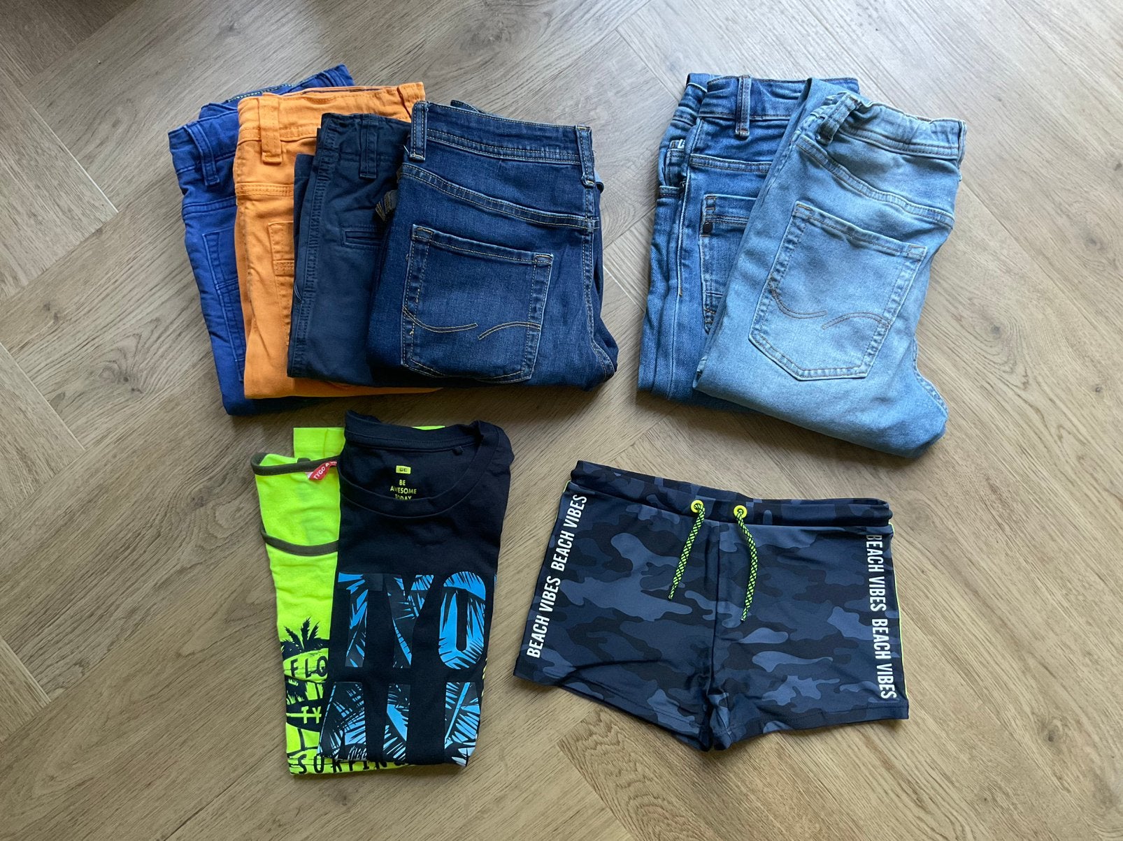 Set jongens kleding maat 146-152, Ophalen of Verzenden, Zo goed als nieuw, Jongen, Setje