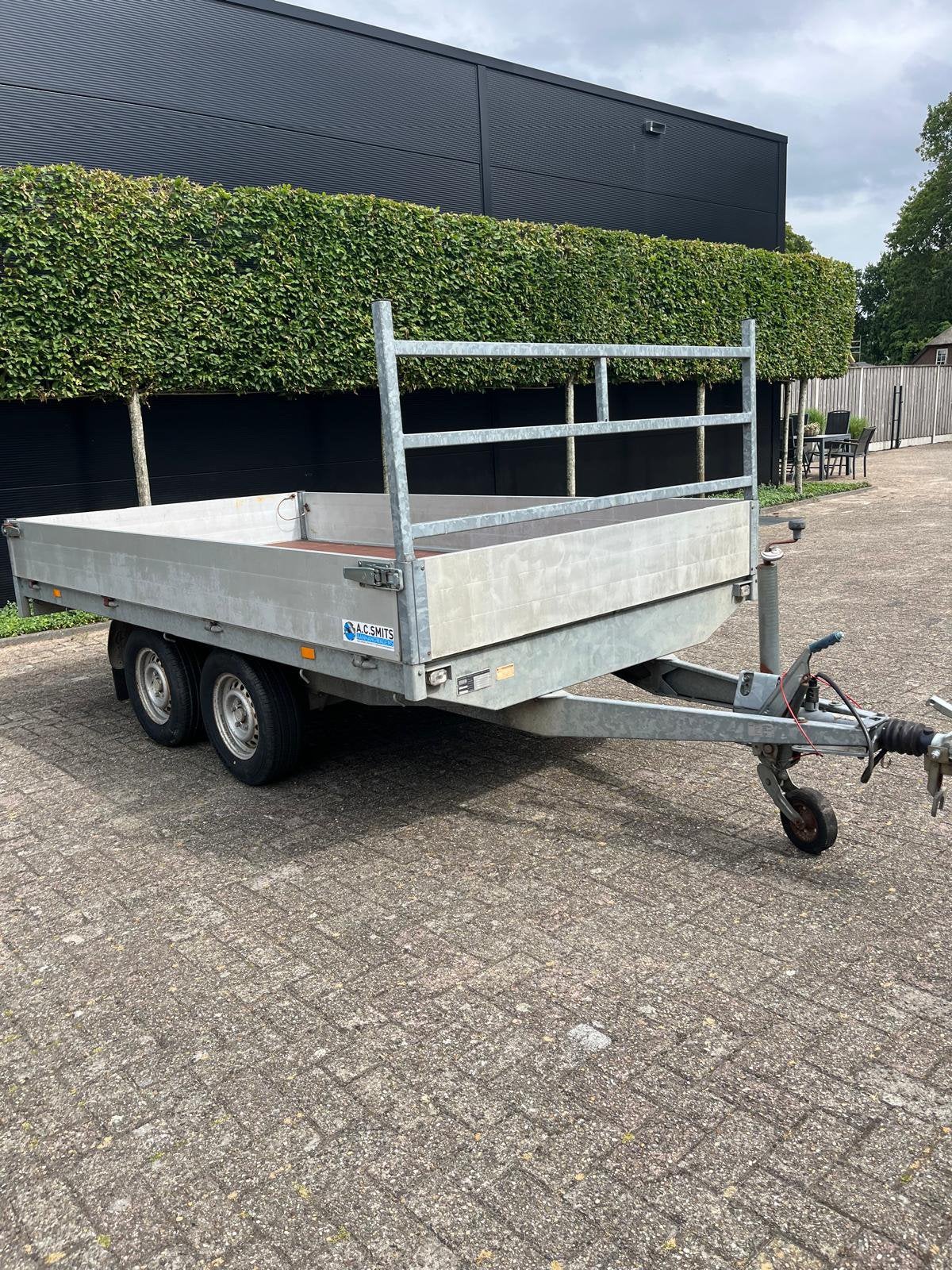 Plateau aanhanger merk Hapert in nette staat, Auto diversen, Aanhangers en Bagagewagens, Ophalen of Verzenden, Gebruikt