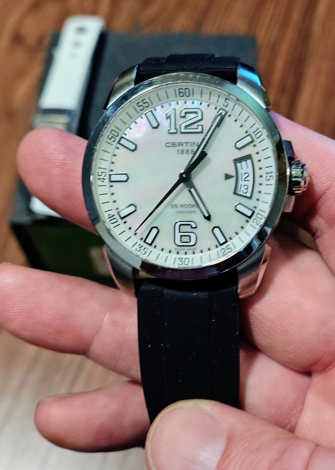 Certina DS Rookie Herenhorloge full set - Zo goed als nieuw!, Ophalen of Verzenden, Zo goed als nieuw, Leer, Overige merken