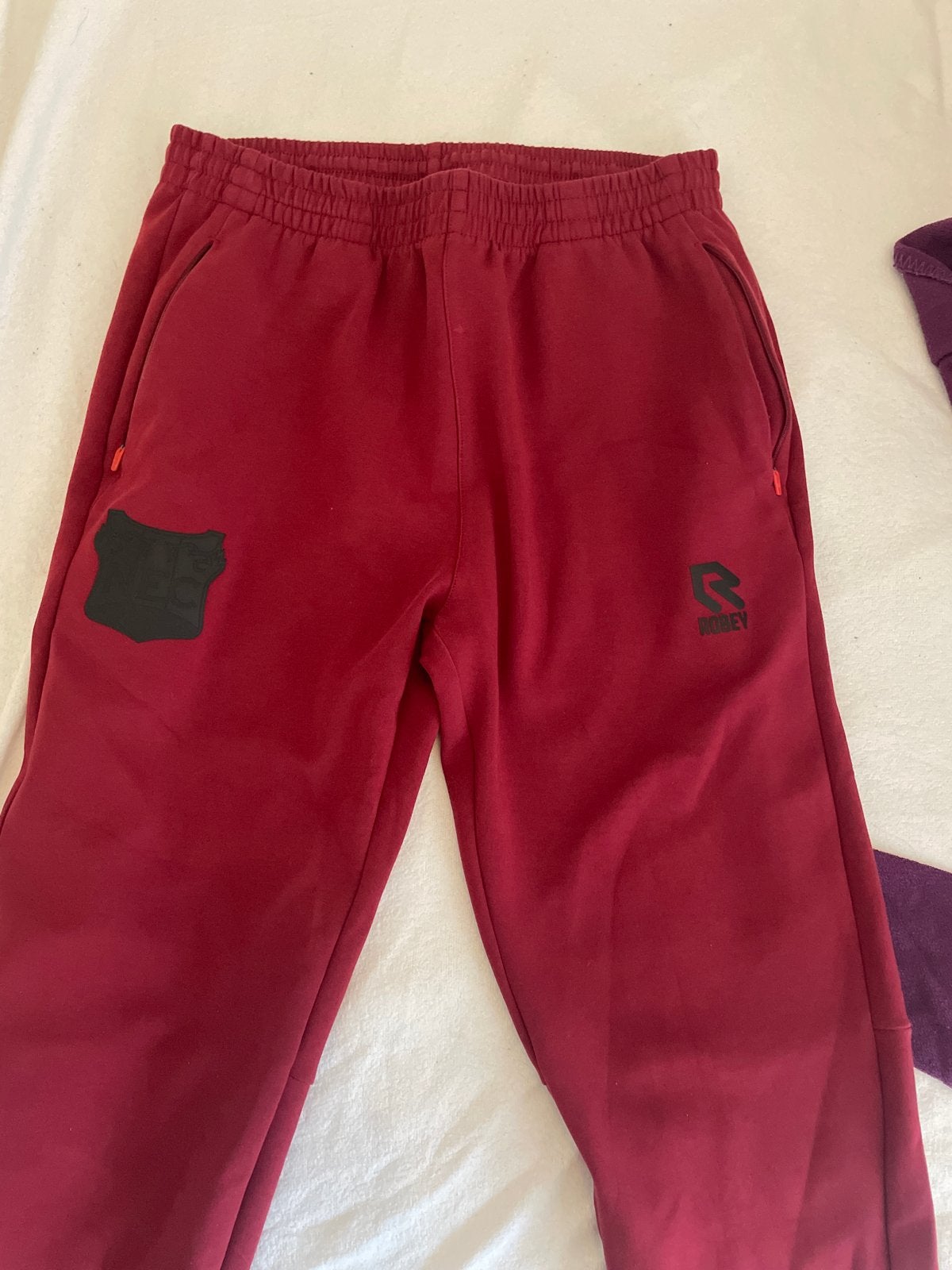 Robey joggingbroek bordeauxrood NEC, Lang, Gedragen, Rood, Ophalen
