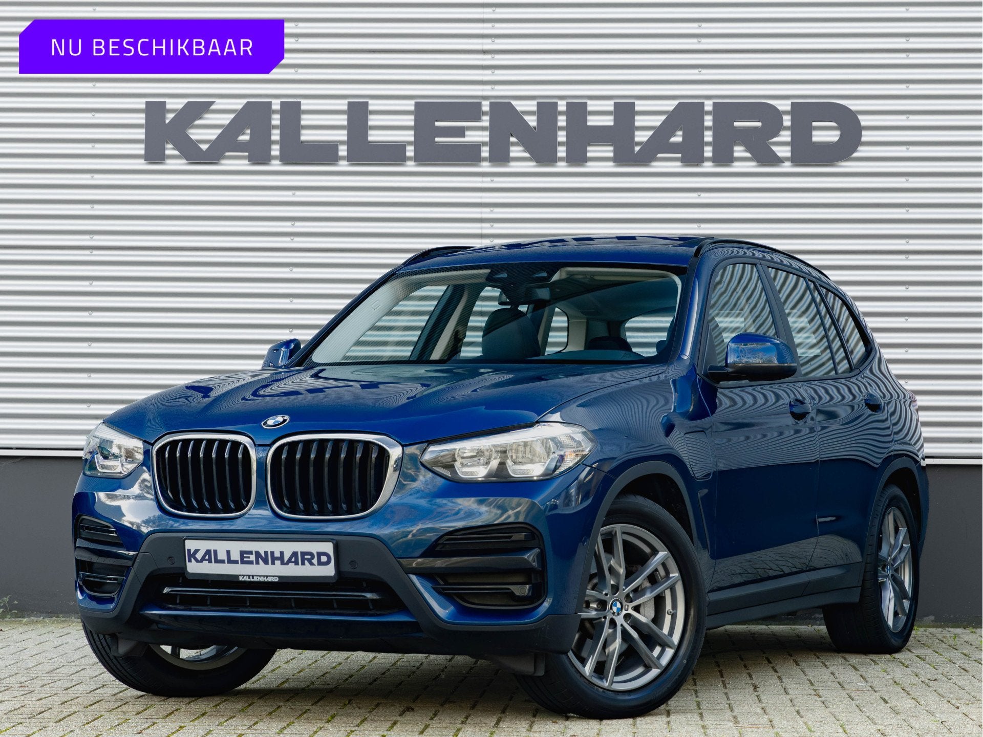 BMW X3 xDrive30e - Pano - Trekhaak - Camera - Sportstoelen -, Gebruikt, Euro 6, 4 cilinders, Blauw