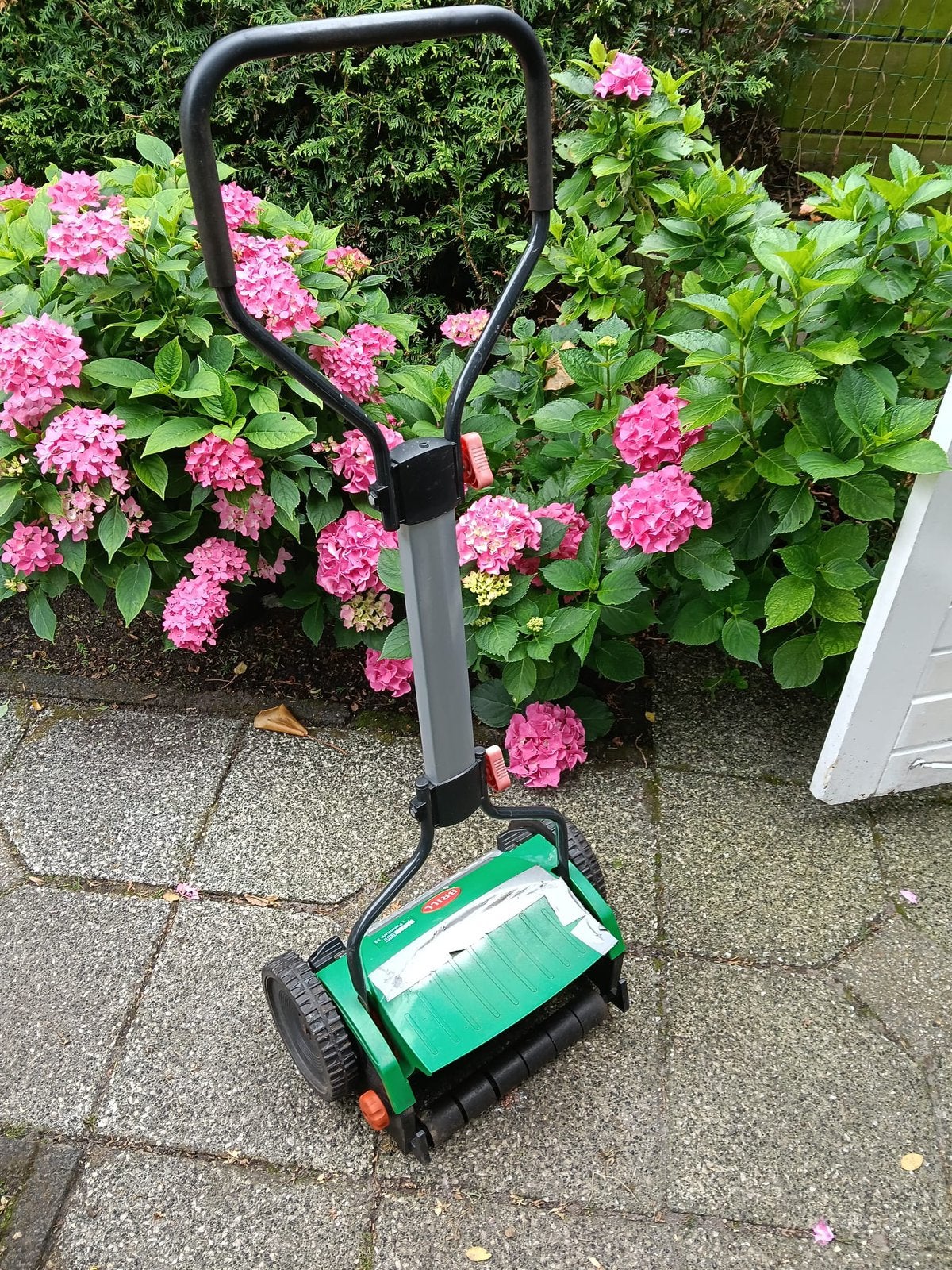 Grasmaaier Brill, Tuin en Terras, Grasmaaiers, Kooimesmaaier, Ophalen, Gebruikt, Handgrasmaaier