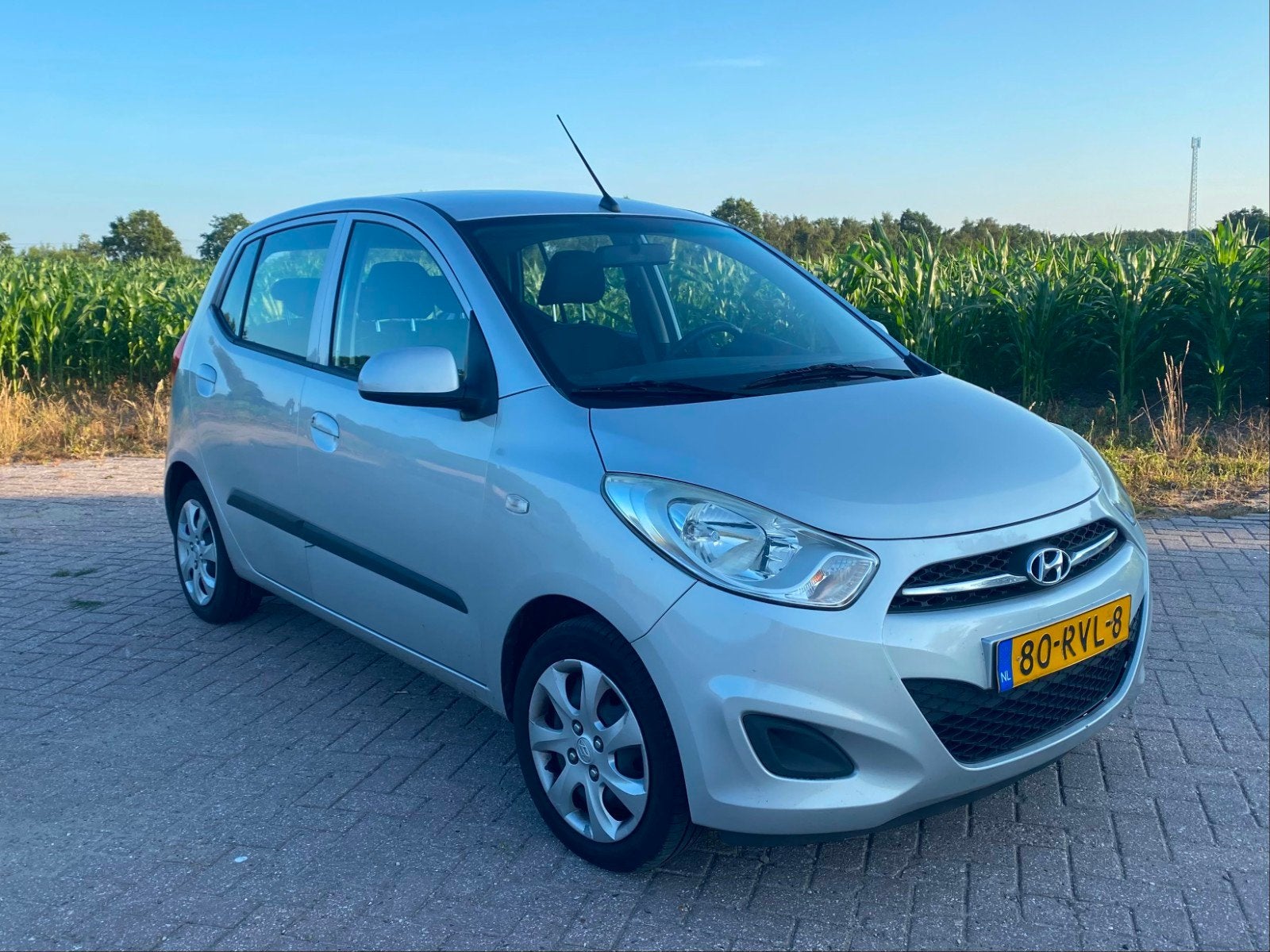 Hyundai i10 1.1 I 5DR 2011 Grijs, Auto's, Hyundai, Stof, 4 cilinders, 400 kg, Origineel Nederlands