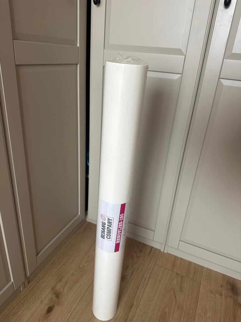 Renovlies 150gr 25m2, Ophalen, 10 tot 25 m², Wit, Renovlies