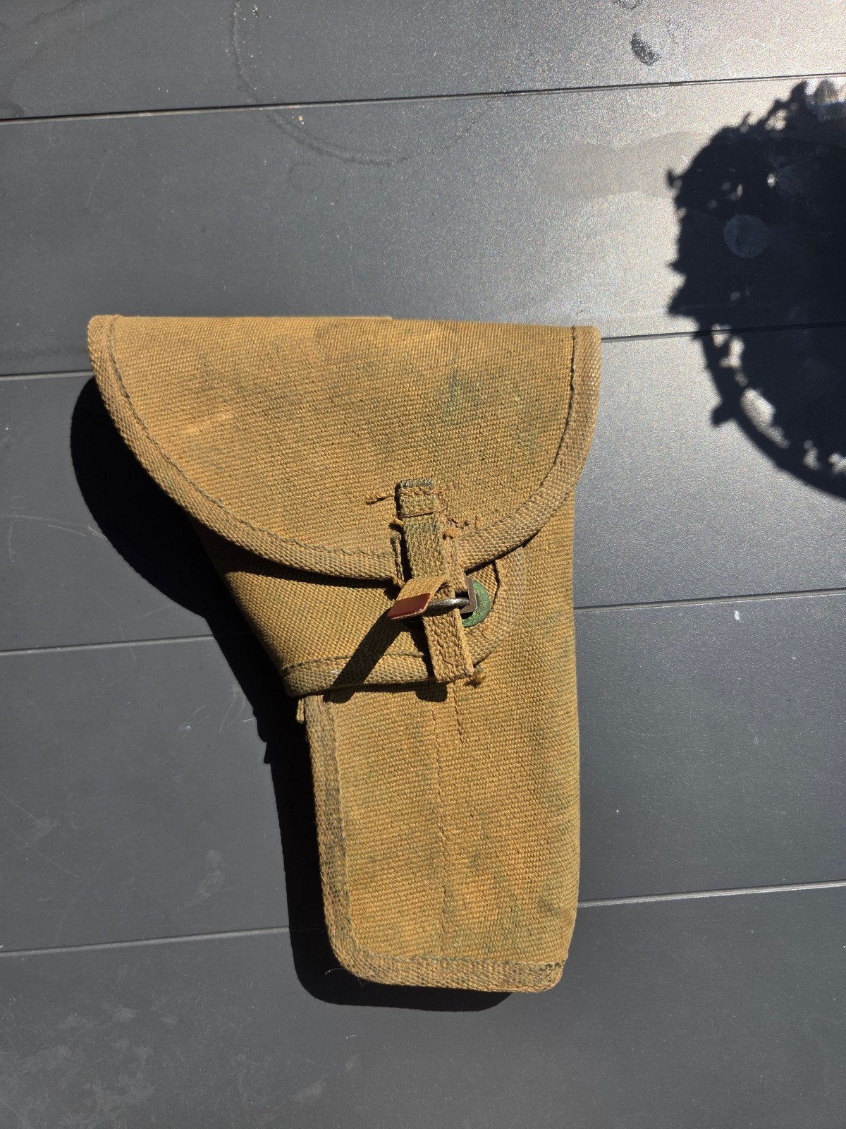 Canadees browning Hi power holster, omwikkeld broadarrow, Ophalen of Verzenden, Landmacht, Overige gebieden, Overige typen