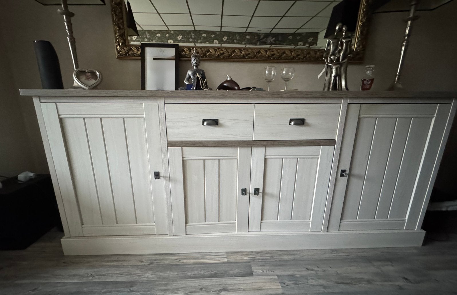 Dressoir met of zonder spiegel. Ophalen za 3 oktober‼️, Ophalen, Met lade(s), Zo goed als nieuw, 200 cm of meer