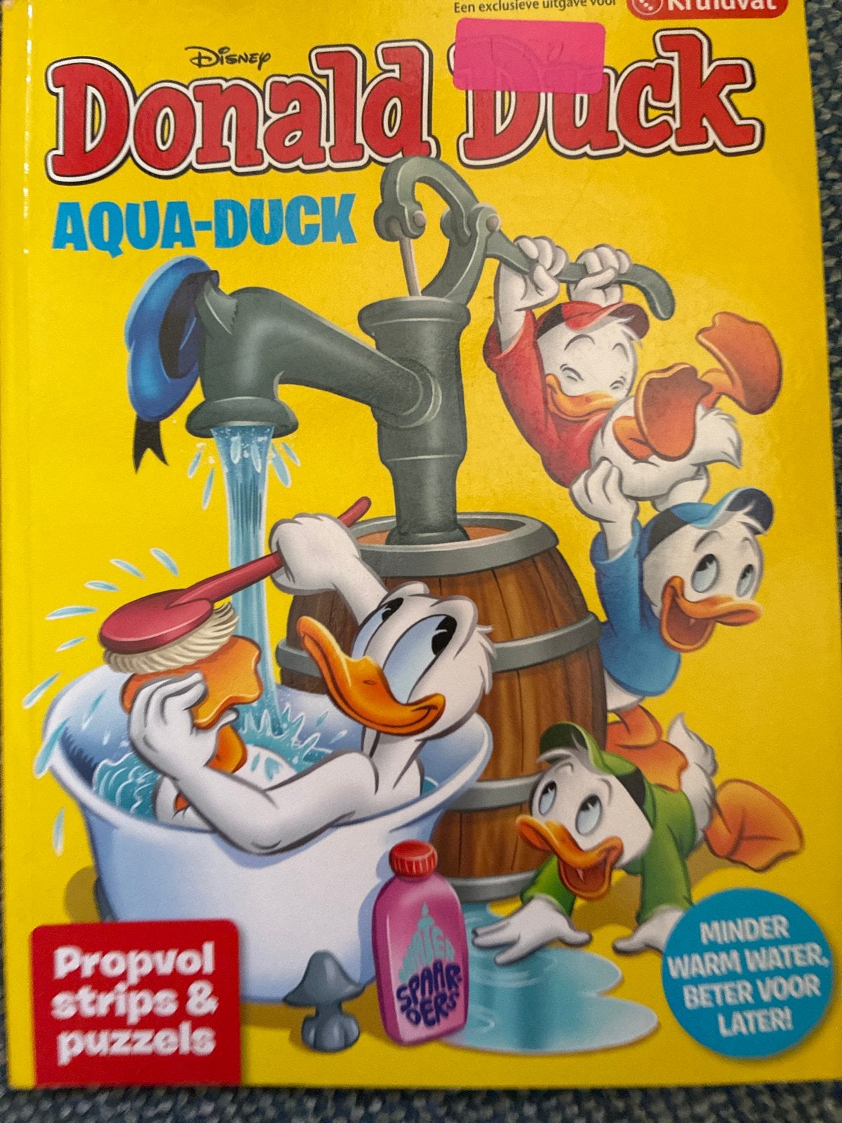 Donald Duck Aqua-Duck: Propvol strips & puzzels, Boeken, Eén stripboek, Ophalen, Zo goed als nieuw