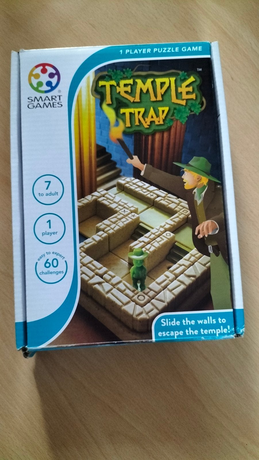 Smart Games Temple Trap denkspel schuifpuzzel, Ophalen of Verzenden, Zo goed als nieuw, Puzzelen