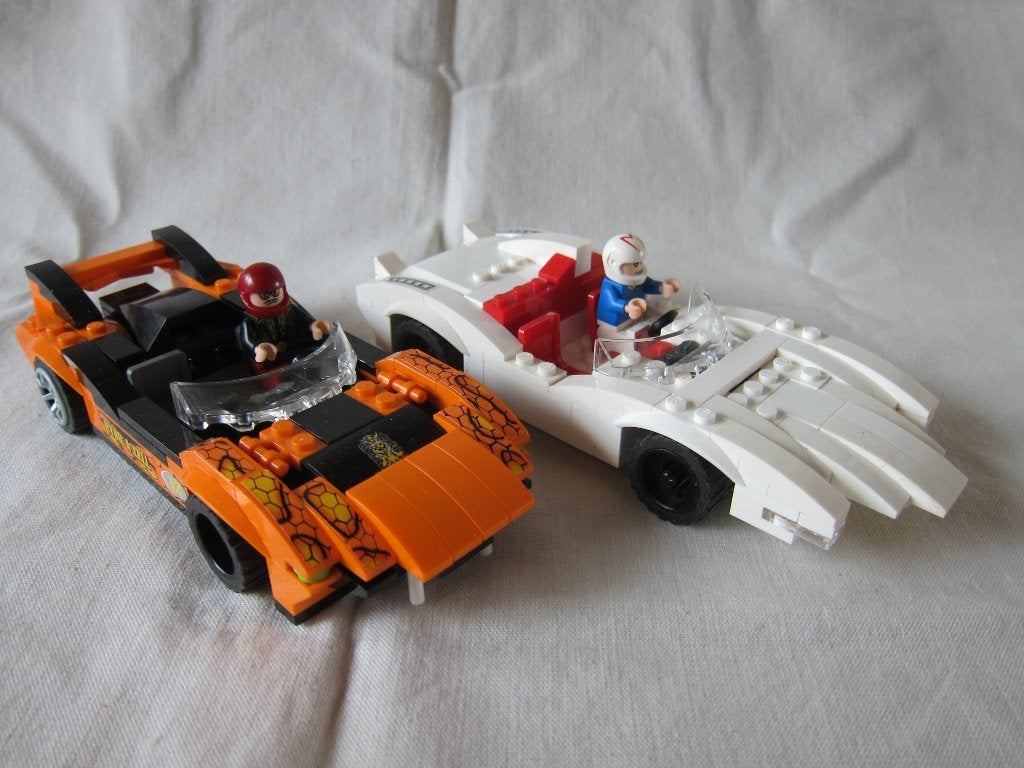 lego 8158 Speed Racer & Snake Oiler, Lego, Zo goed als nieuw, Complete set, Speed Champions