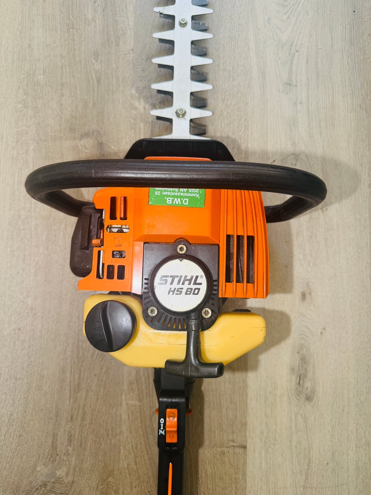 Stihl HS 80 Heggenschaar (65cm) - Topstaat! - 1e eigenaar, Tuin en Terras, Ophalen of Verzenden, Gebruikt, Benzine