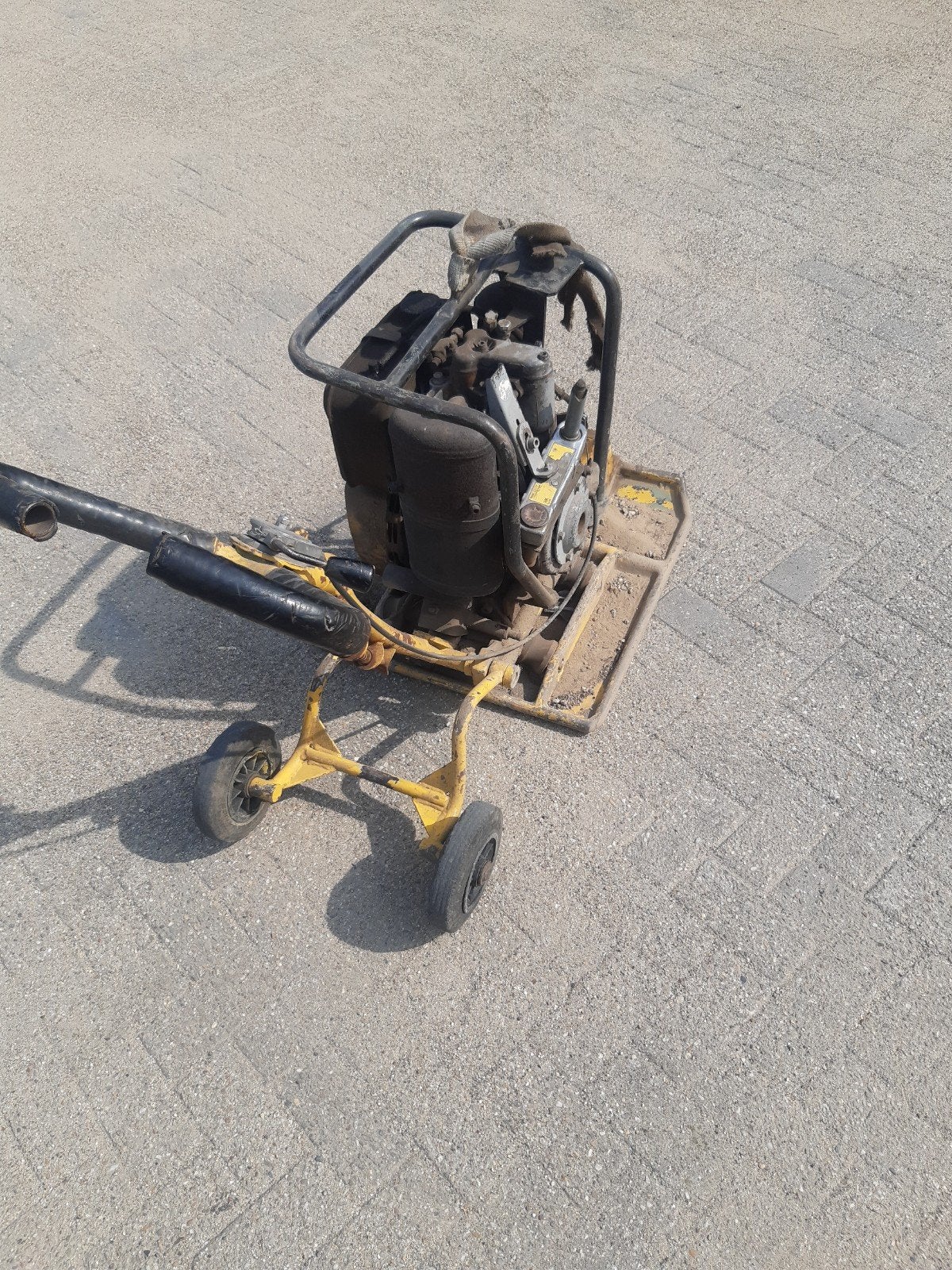 Wacker dps 2360 Trilplaat met Hatz., Ophalen, Gebruikt