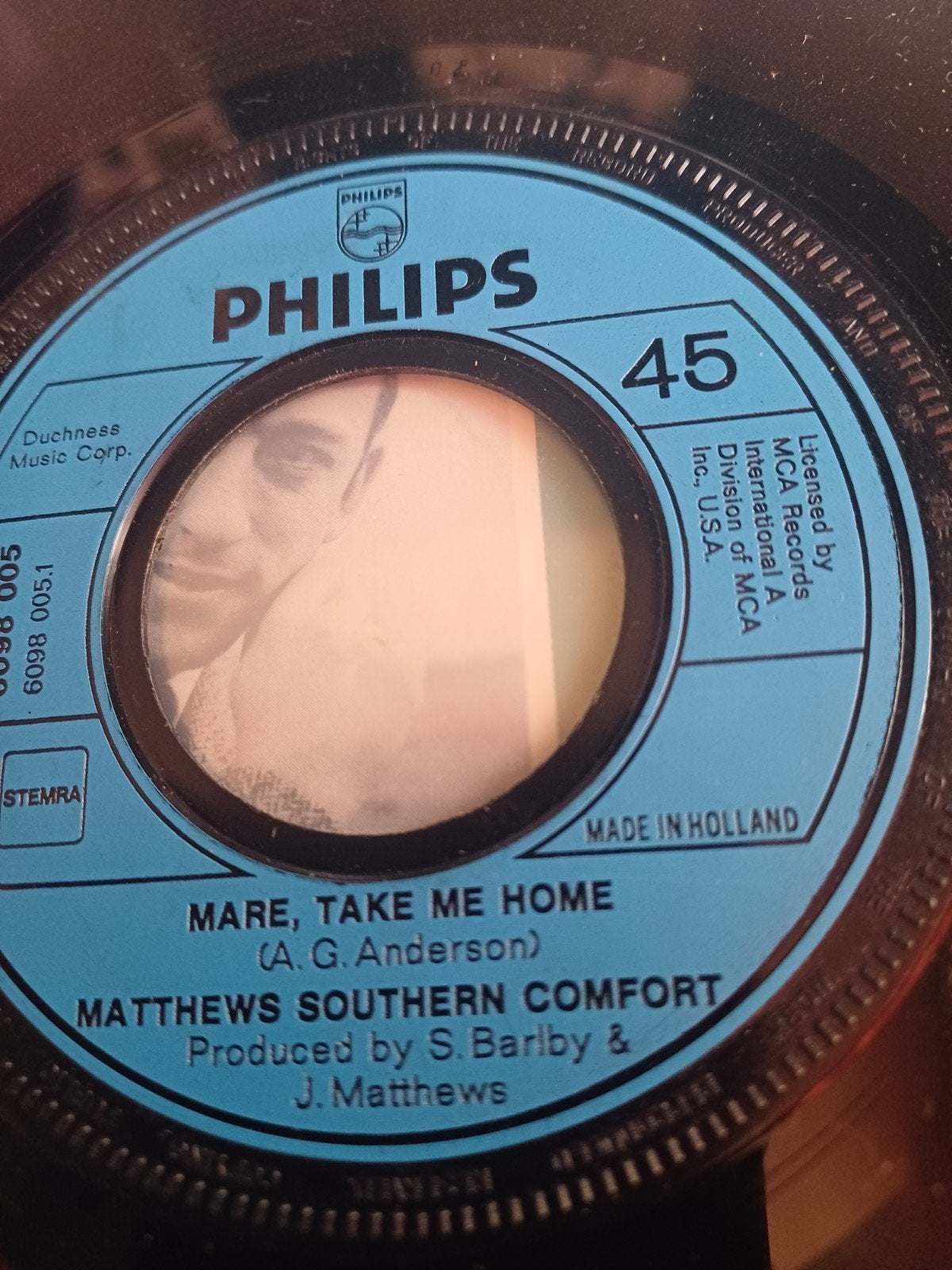 Matthews Southern Comfort - The Watch / Mare, Take Me Home, Ophalen