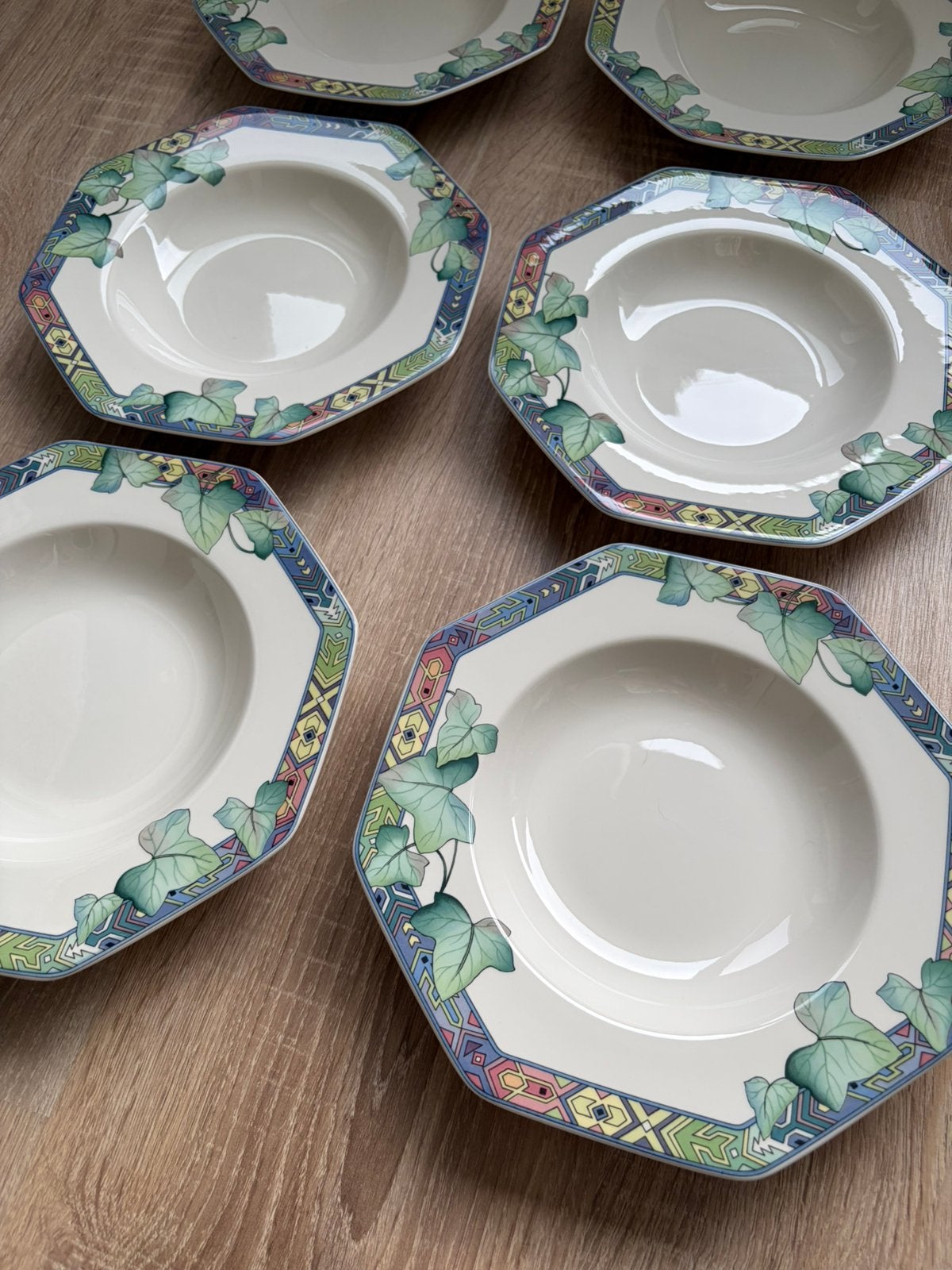 Villeroy & Boch Pasadena diepe borden 8 st. (prijs per stuk), Huis en Inrichting, Keuken | Servies, Ophalen of Verzenden, Zo goed als nieuw