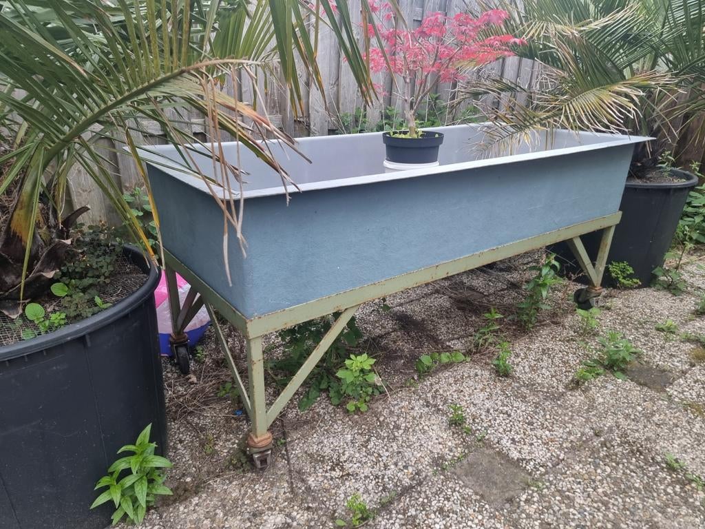 Polyester bak op staal frame, Tuin en Terras, Vijvers, Ophalen
