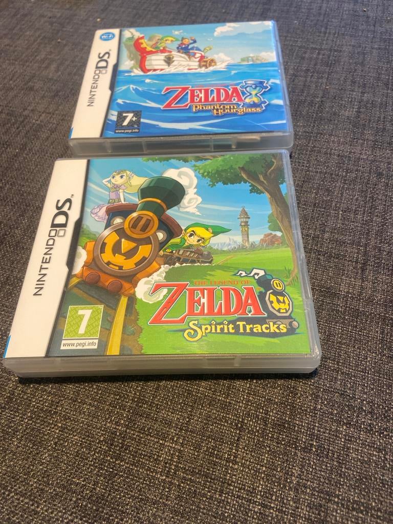 Zelda DS games: Phantom Hourglass & Spirit Tracks, Avontuur en Actie, Gebruikt, 1 speler, Ophalen of Verzenden