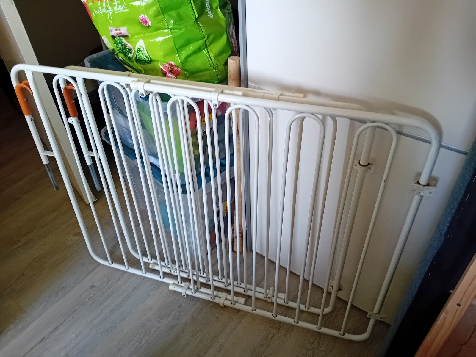 2 metalen traphekjes, Ophalen, Gebruikt, 100 tot 115 cm, Metaal of IJzer