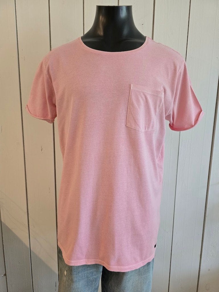 Scotch & Soda shirt KM rose XL 20,- (2 voor 30,-), Kleding | Heren, T-shirts, Maat 56/58 (XL), Ophalen of Verzenden, Zo goed als nieuw