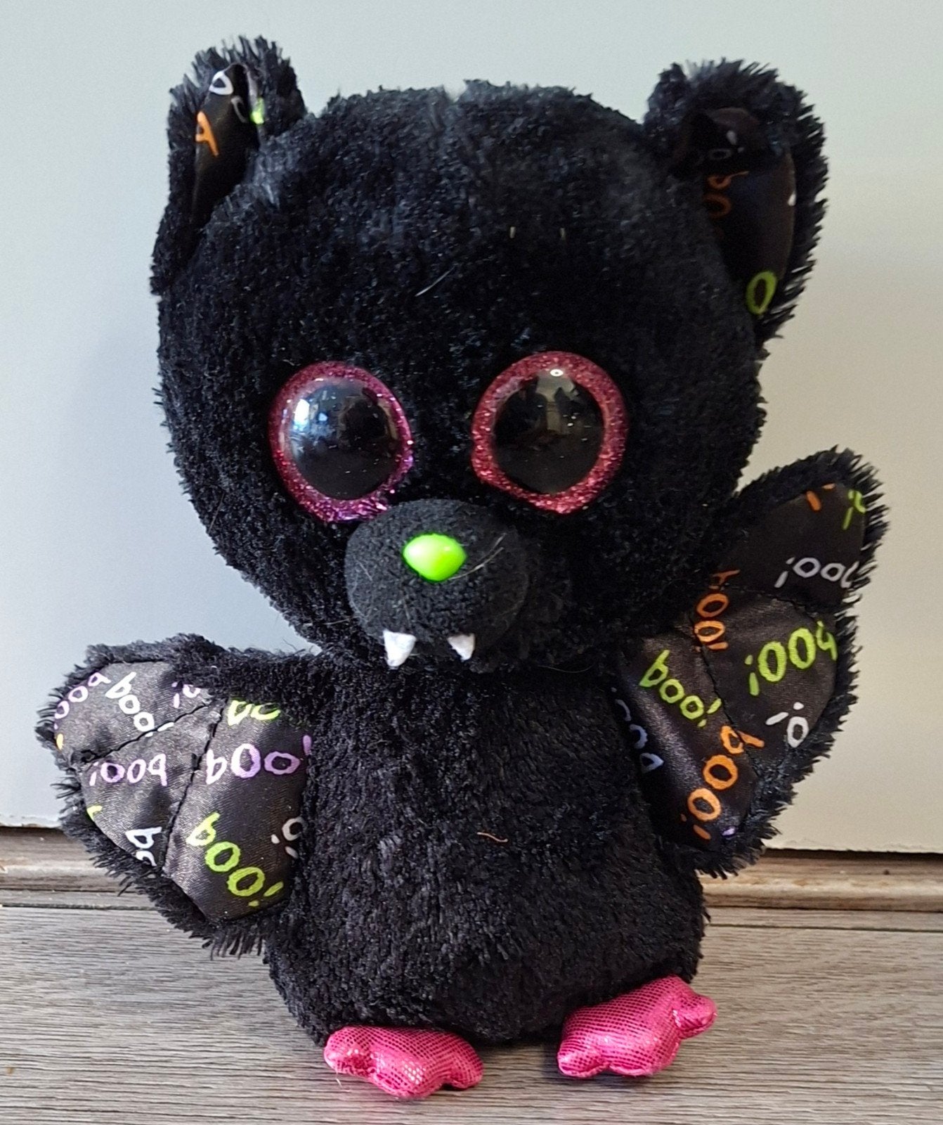 ty beanie boo vleermuis Dart 16 cm, Overige karakters, Overige typen, Ophalen of Verzenden, Zo goed als nieuw