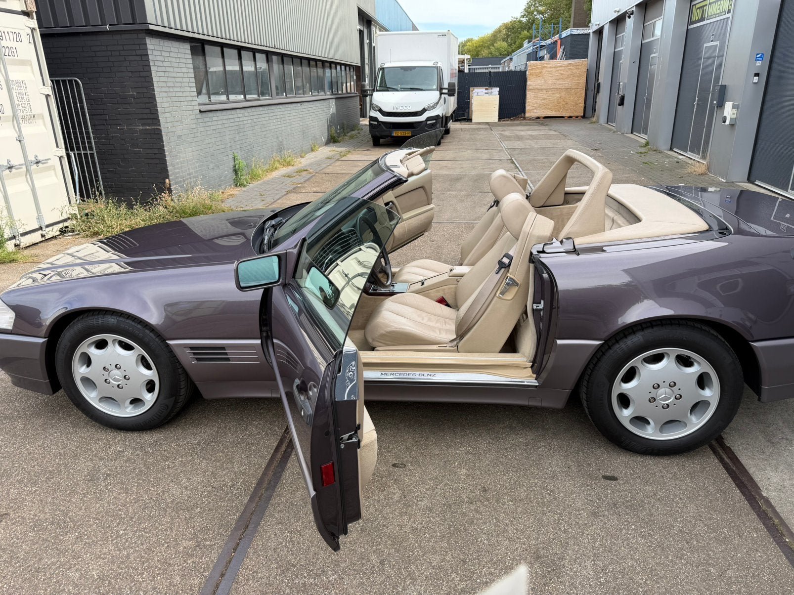 Mercedes SL300-24V km64400 eerste eigenaar bornit kleur, Particulier, Te koop