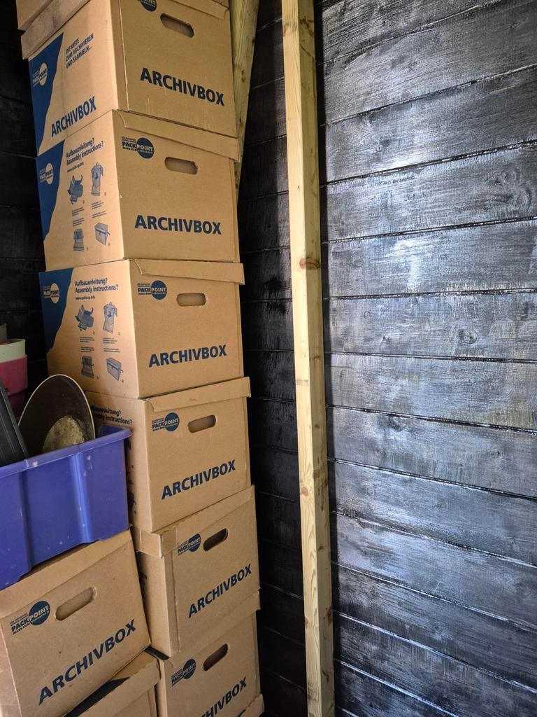 Gratis 8 archivdozen, Doe-het-zelf en Verbouw, Kratten en Dozen, Ophalen, Doos, Minder dan 35 cm, Minder dan 50 cm