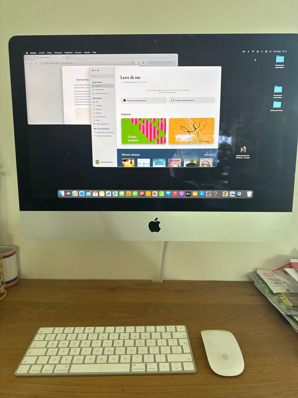 iMac Retina 4K, 21.5-inch, 2017 - Core i7, 8GB RAM, Computers en Software, Ophalen, Gebruikt, 8 GB, IMac