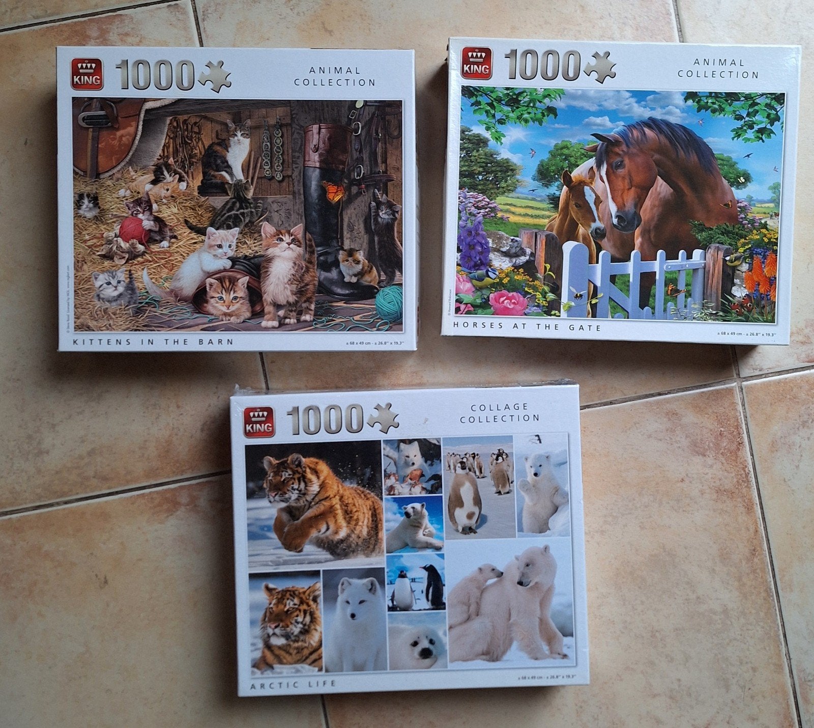 3 puzzels
prijs: 8,-, Ophalen of Verzenden, 500 t/m 1500 stukjes