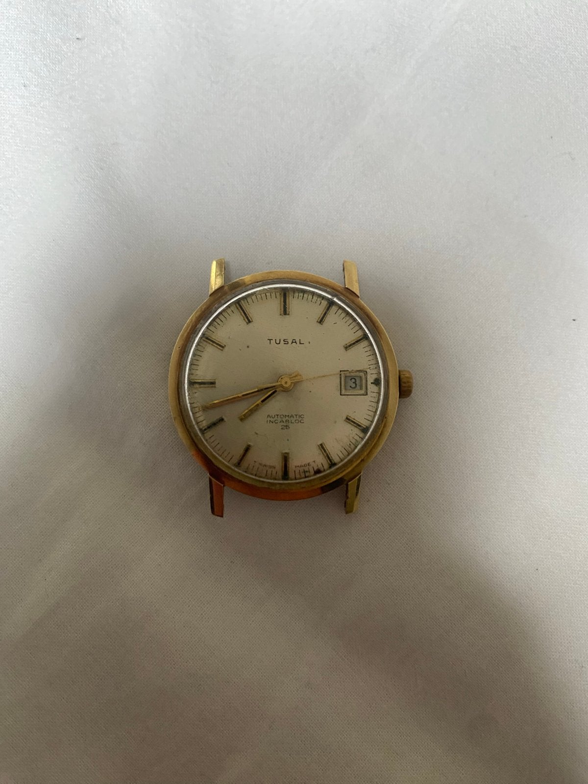 14 Karaats Gouden Tusal Automatisch Horloge, Overige merken, Met bandje, Polshorloge, Goud